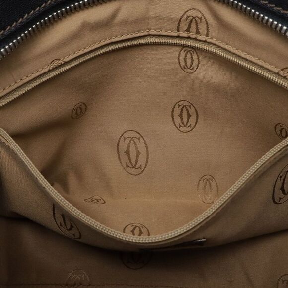 Cartier Marcello Leather Handbag Black